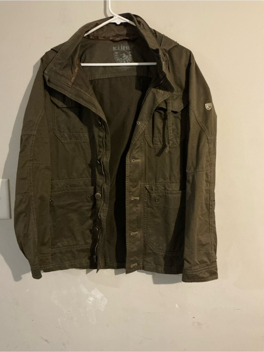 Kuhl Men's Olive Green Military Field Jacket